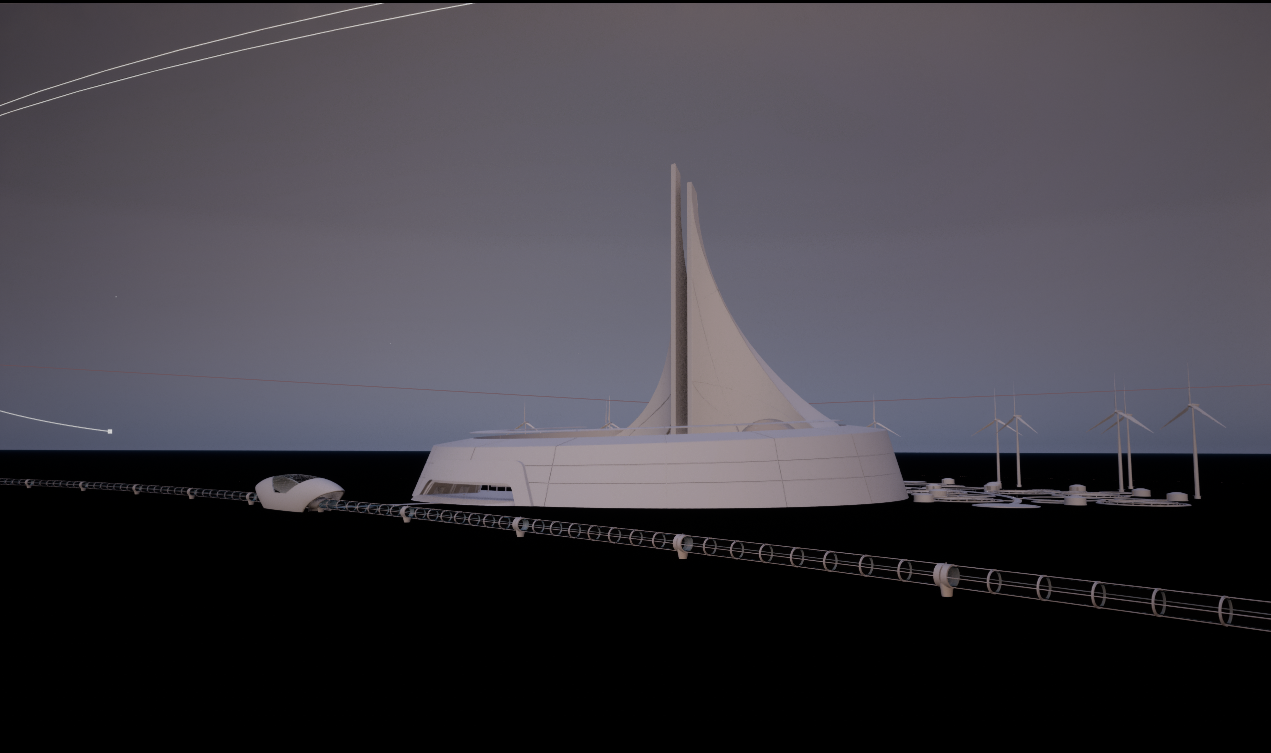 Water City without textures 2