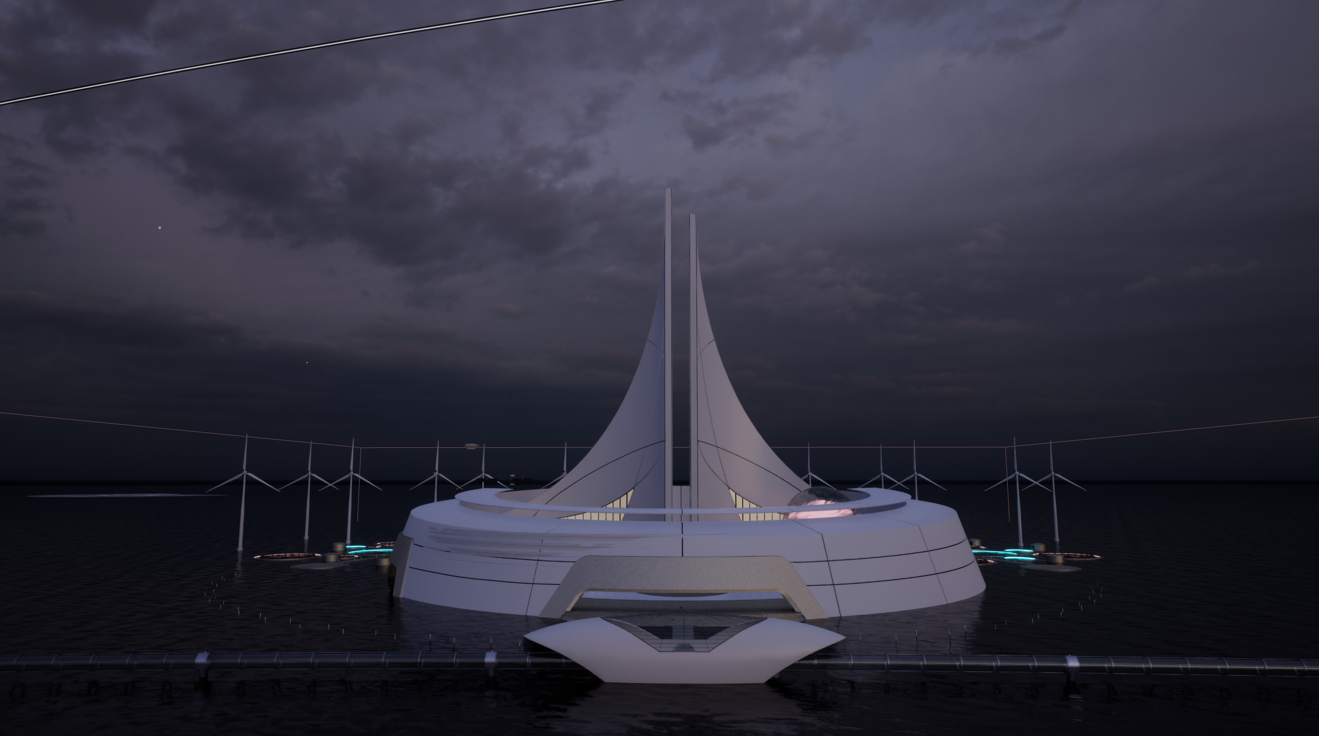 Water City with textures
